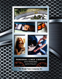 Personal Lines Library - 2018 Personal Auto Policy
